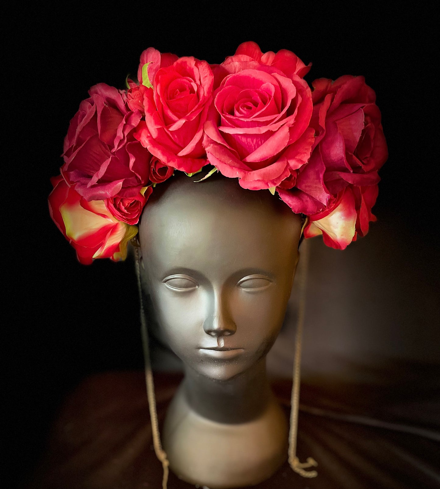 Priestess of the Rose Floral Crown