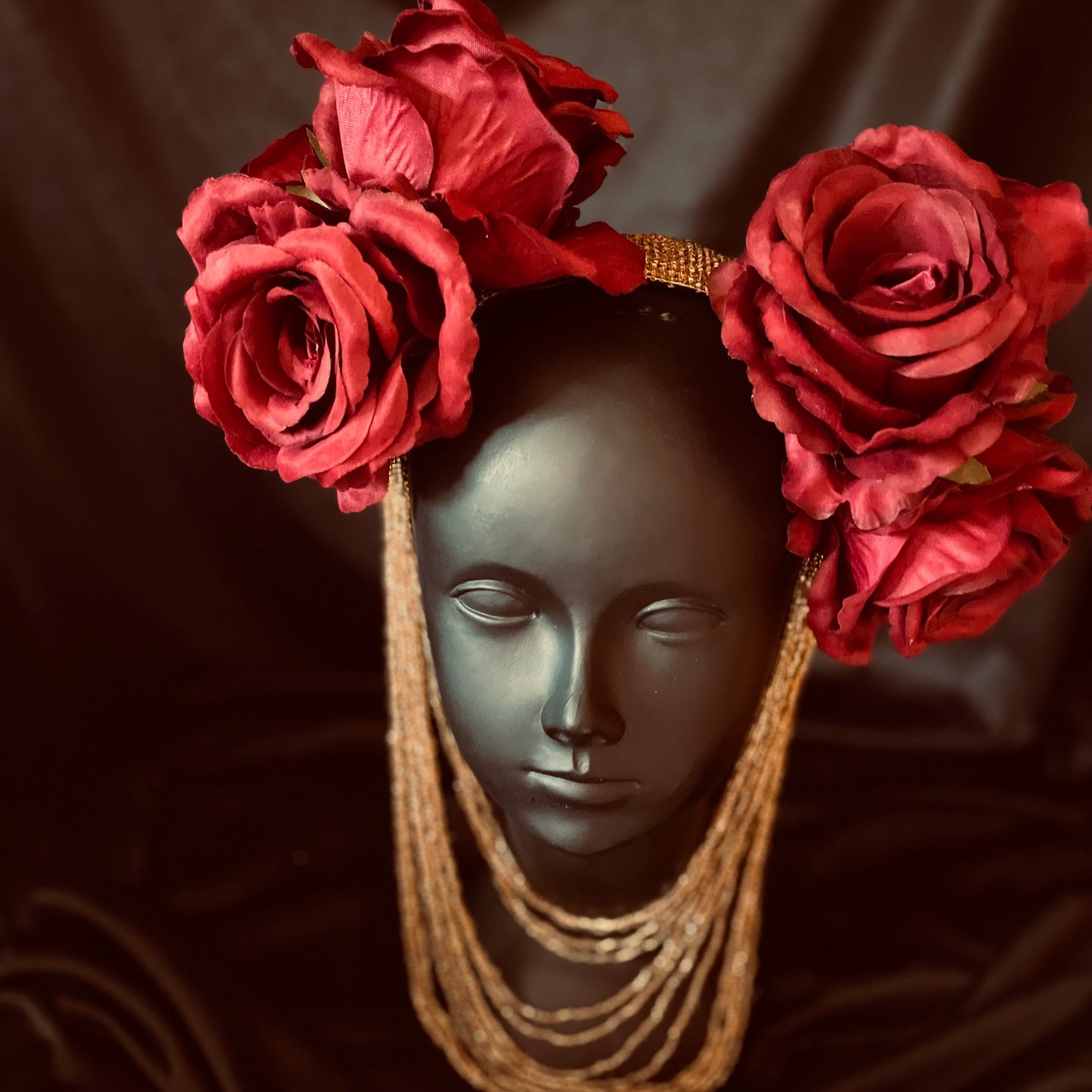 Magdalene Beaded Floral Crown